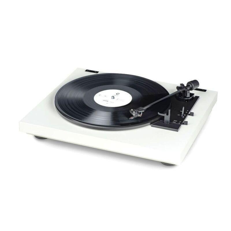 Pro-Ject A1 Fully Automatic Belt-Drive Turntable with Ortofon OM10 Cartridge - White, , large image number 0