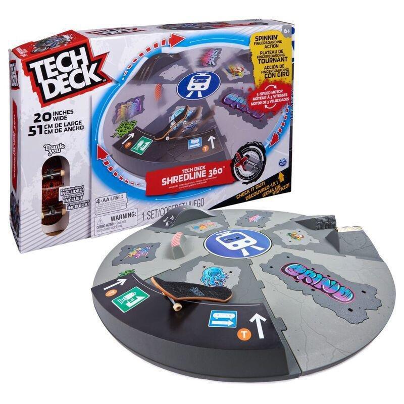 TECH DECK - Tech Deck Shredline 360 Spinning Fingerboarding Action Playset