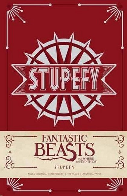 SIMON & SCHUSTER USA - Fantastic Beasts and Where to Find Them Stupefy Hardcover Ruled Journal | Insight Editions