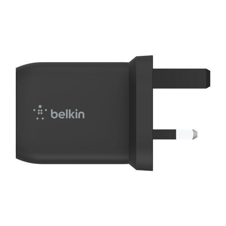 BELKIN - Belkin BoostCharge Pro Dual USB-C Gan Wall Charger with PPS 65W - Black