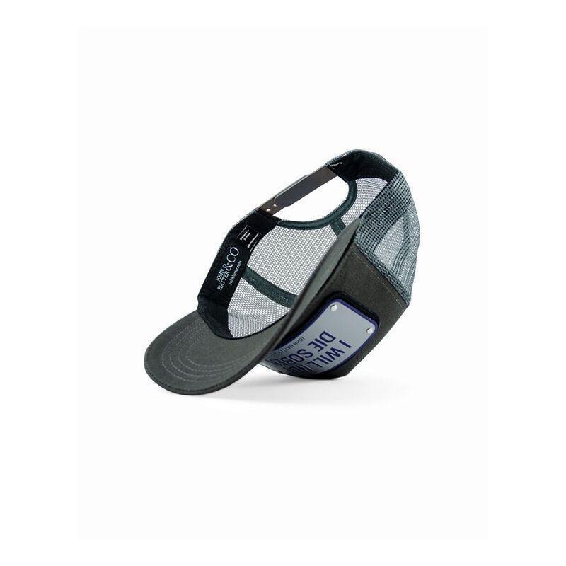 John Hatter I Will Not Die Sober Unisex Cap Grey, , large image number 3