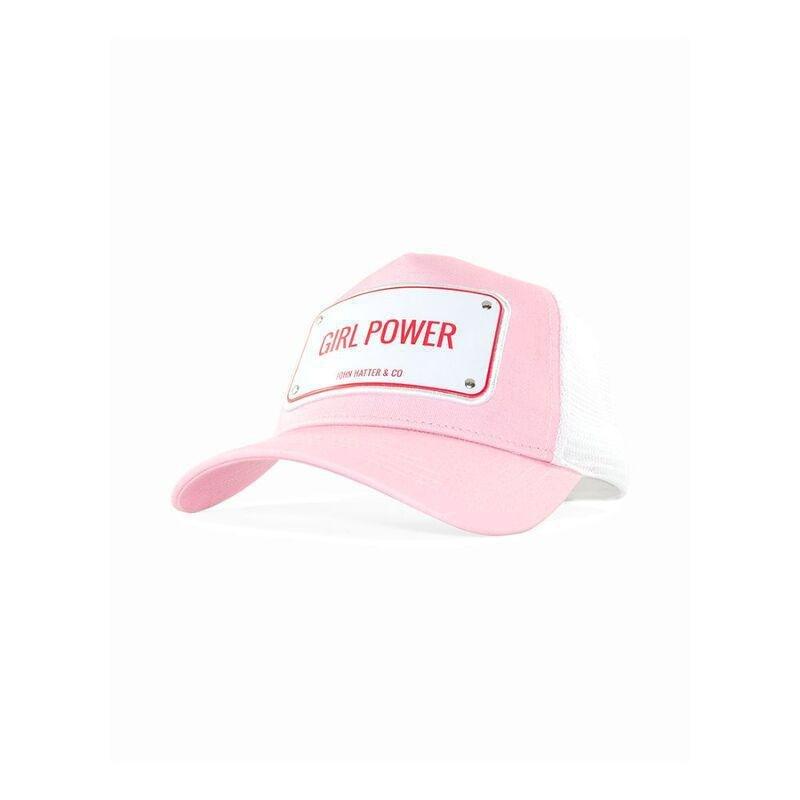 JOHN HATTER & CO - John Hatter Girl Power Unisex Cap Pink/White