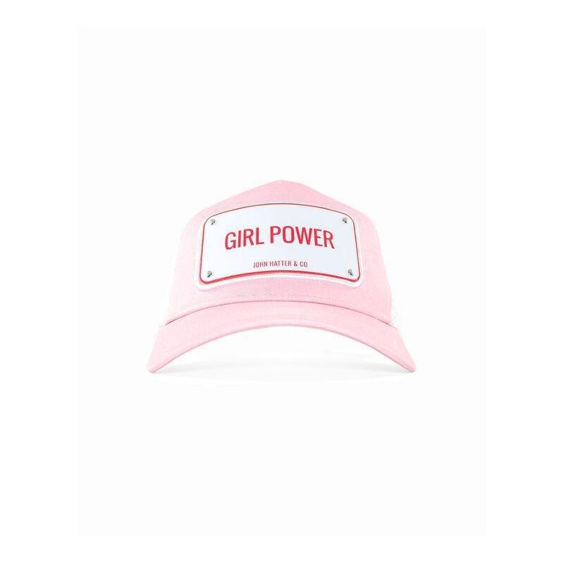 JOHN HATTER & CO - John Hatter Girl Power Unisex Cap Pink/White