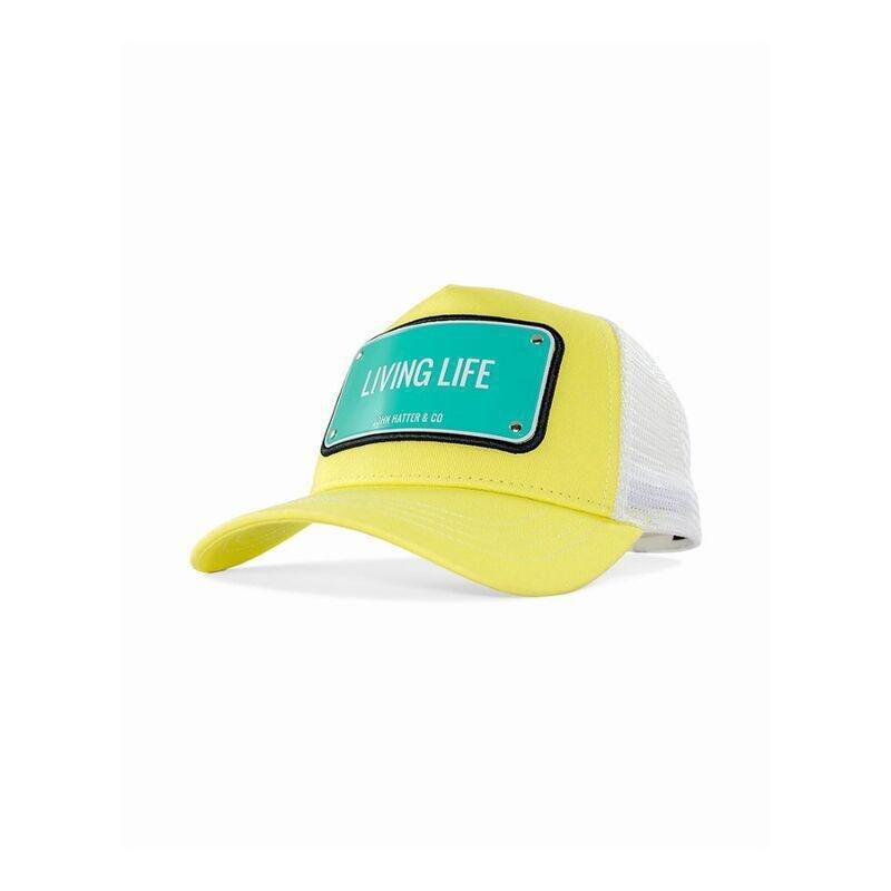 John Hatter Living Life Unisex Cap Yellow/White, , large image number 0