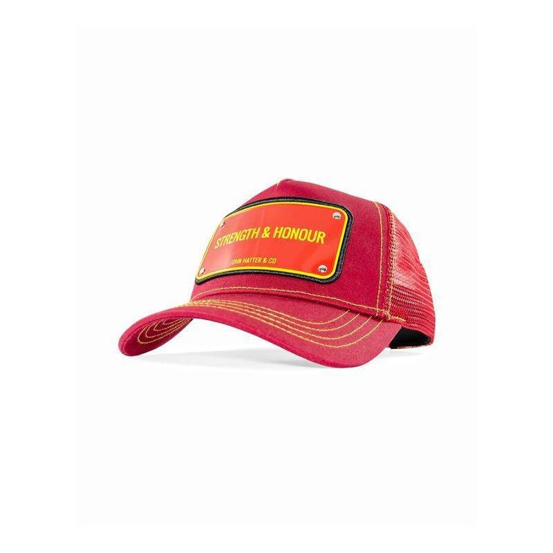 John Hatter Strength & Honour Unisex Cap Red, , medium