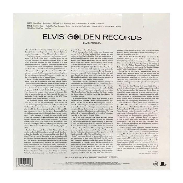 INDEPENDENT - Elvis Golden Records (Gold Colored Vinyl) (Limited Edition) | Elvis Presley