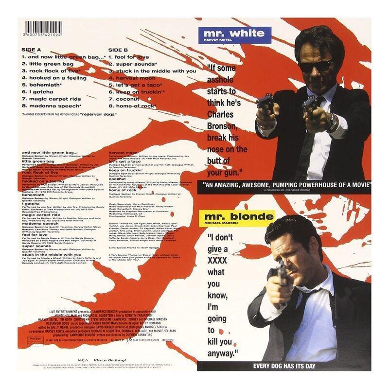 INDEPENDENT - Reservoir Dogs (Red Colored Vinyl) (Limited Edition) | Original Soundtrack
