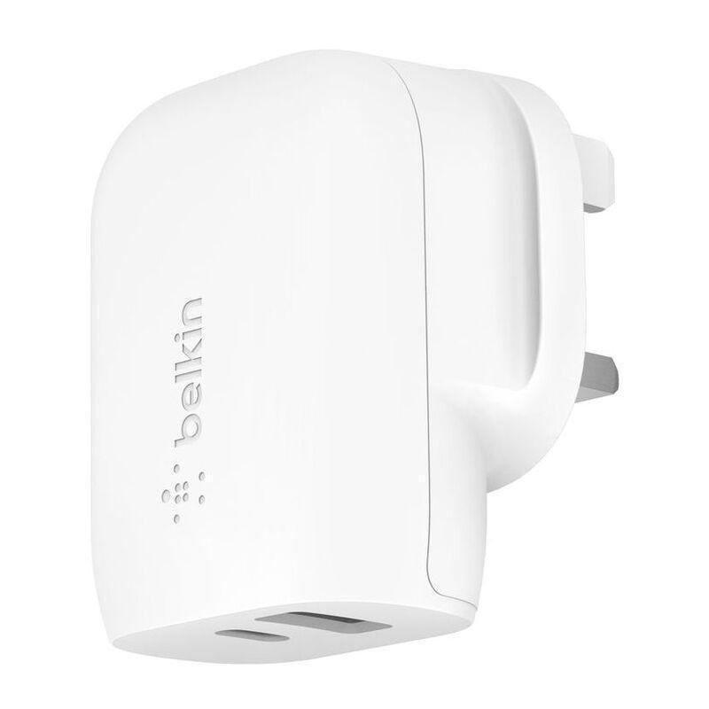 Belkin Wall Charger 37W USB PD With PPS - UK Plug - White, , large image number 0