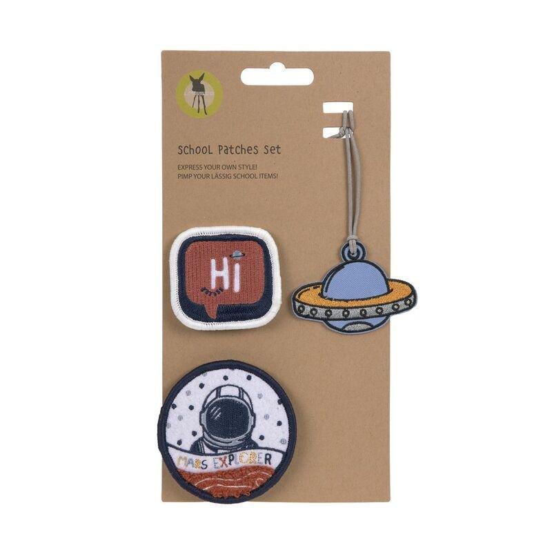 Lassig School Patches Set - Space (Set of 3), , medium