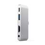 SATECHI - Satechi Hub Type-C Mobile Pro Hub for iPad & Type-C Smartphones/Tablets Silver