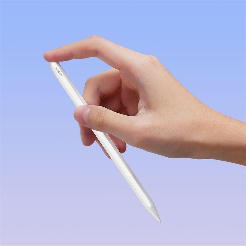 Baseus Smooth Writing 2 Series Wireless Charging Stylus Portable Touch Screen Capacitive Pencil with Nib - Active Wireless Version - White, , large image number 0