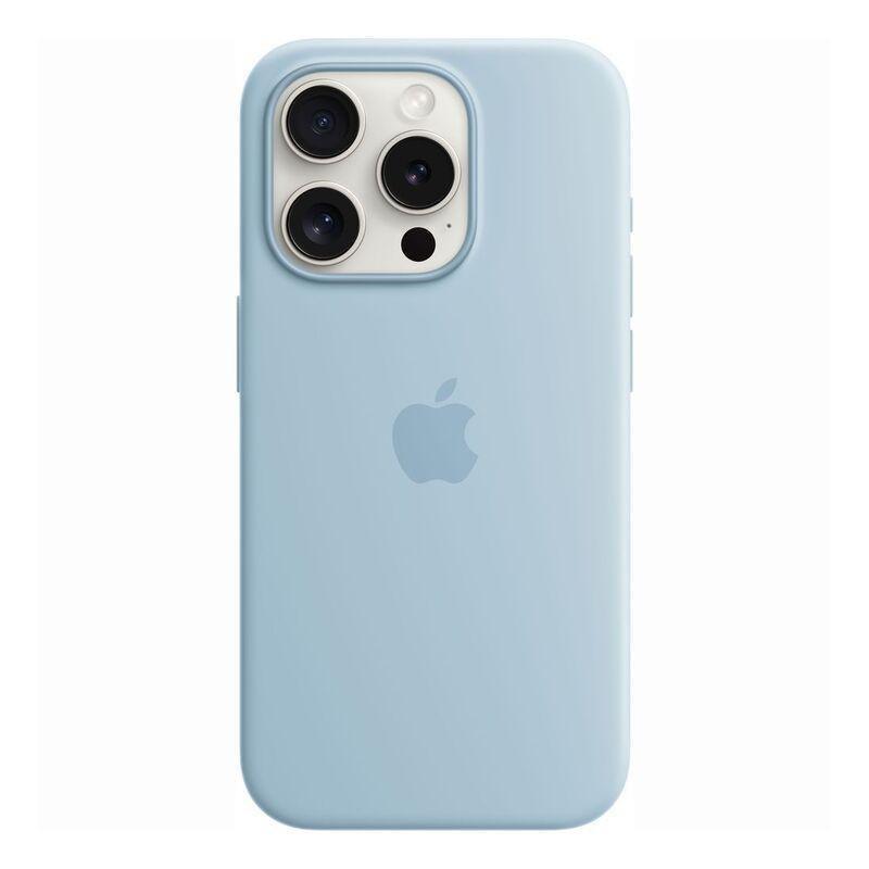 Apple iPhone 15 Pro Silicone Case with MagSafe - Light Blue, , large image number 0