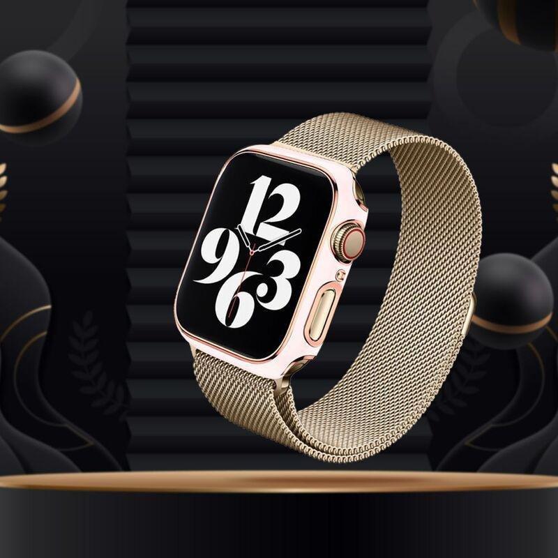 HYPHEN Apple Watch Frame Protector 45mm - Pink/Rose Gold, , large image number 0