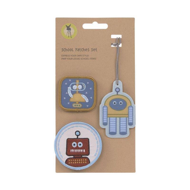 Lassig School Patches Set - Robot (Set of 3), , large image number 0
