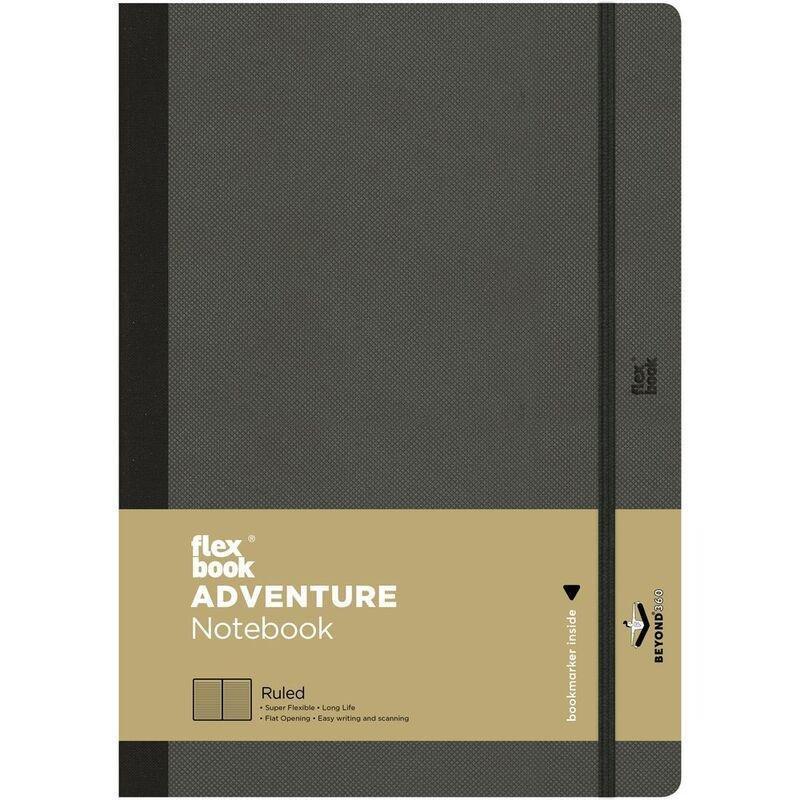 Flexbook Adventure Ruled B5 Notebook Off - Large - Black (17 x 24 cm), , large image number 0