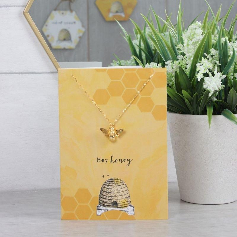 Something Different Hey Honey Necklace and Card Set, , large image number 1