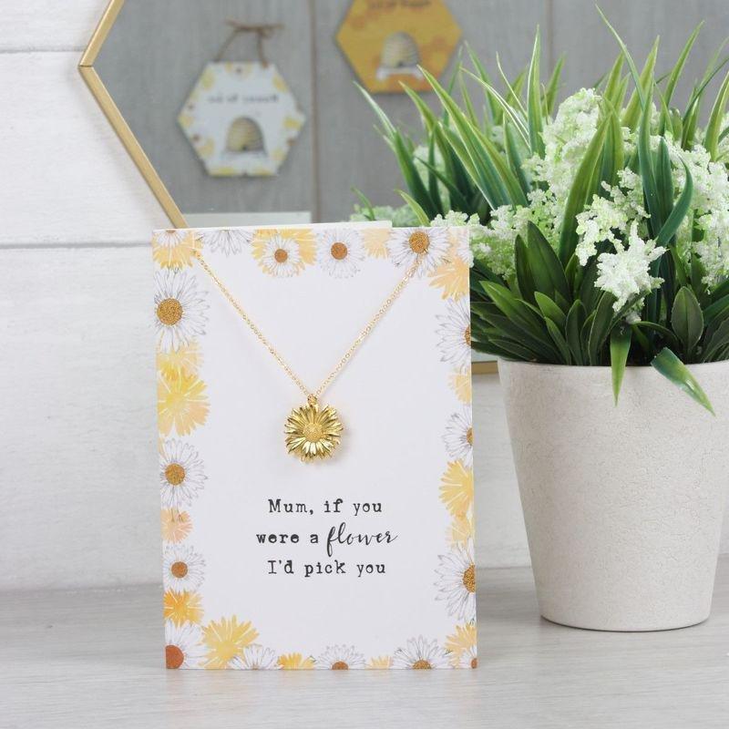 Something Different Mum If You Were a Flower Necklace and Card Set, , large image number 2