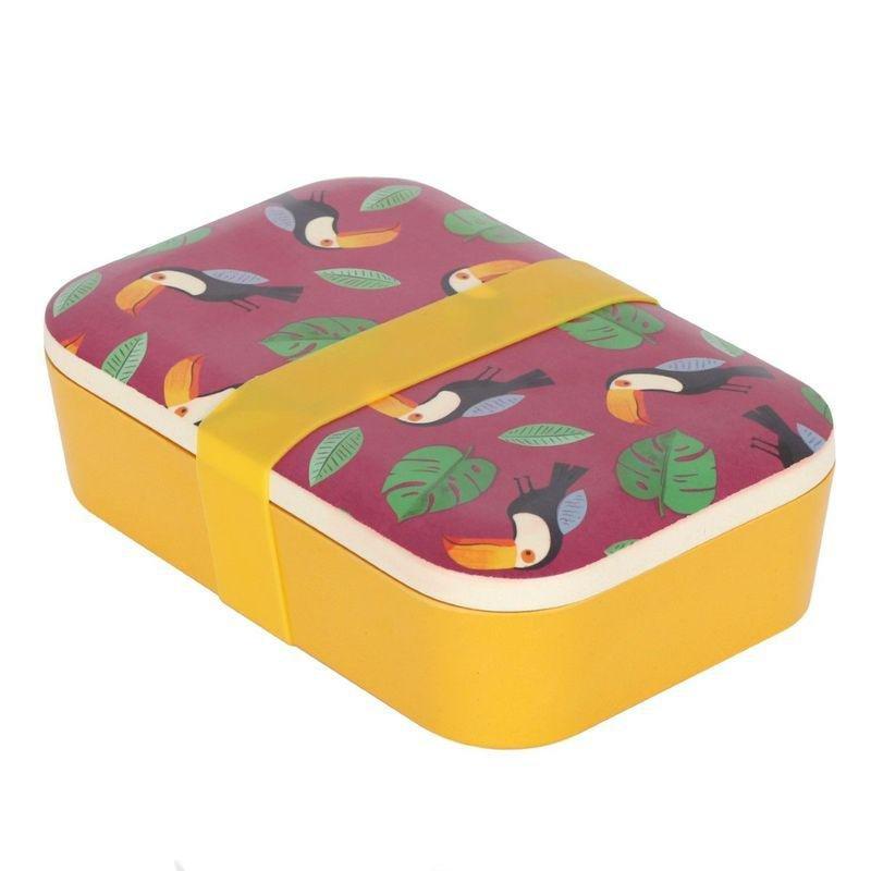 Something Different Toucan Bamboo Lunch Box, , large image number 0
