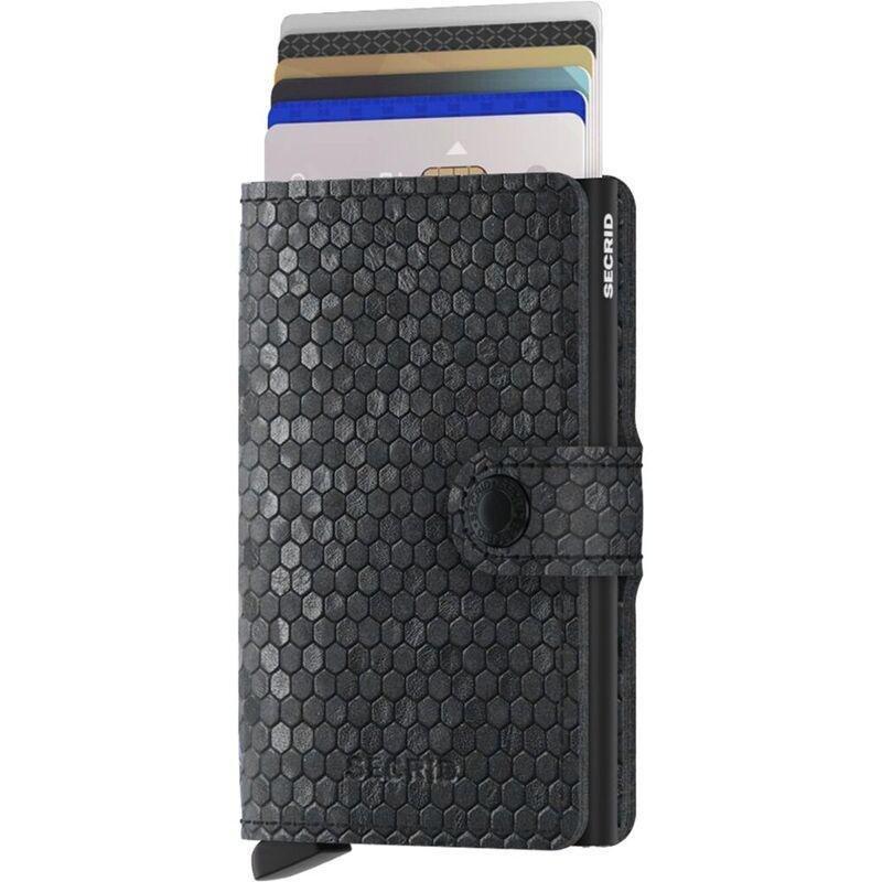 Secrid Miniwallet - Hexagon Leather - Black, , large image number 1
