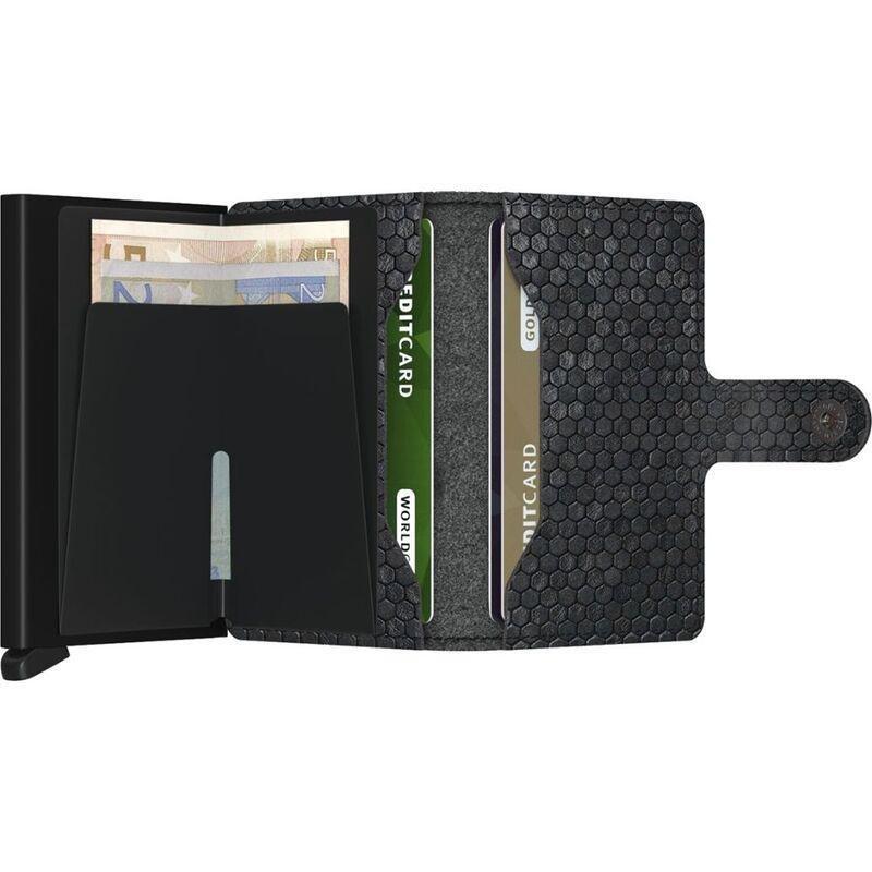 Secrid Miniwallet - Hexagon Leather - Black, , large image number 2
