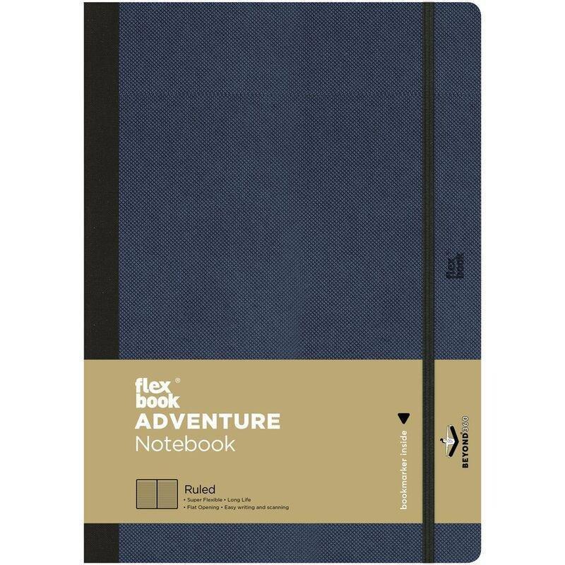 Flexbook Adventure Ruled B5 Notebook Royal Blue - Large - Royal Blue (17 x 24 cm), , large image number 0