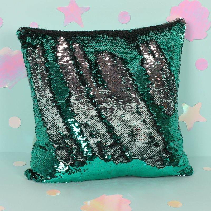 SOMETHING DIFFERENT - Something Different Reversible Sequin Mermaid Cushion