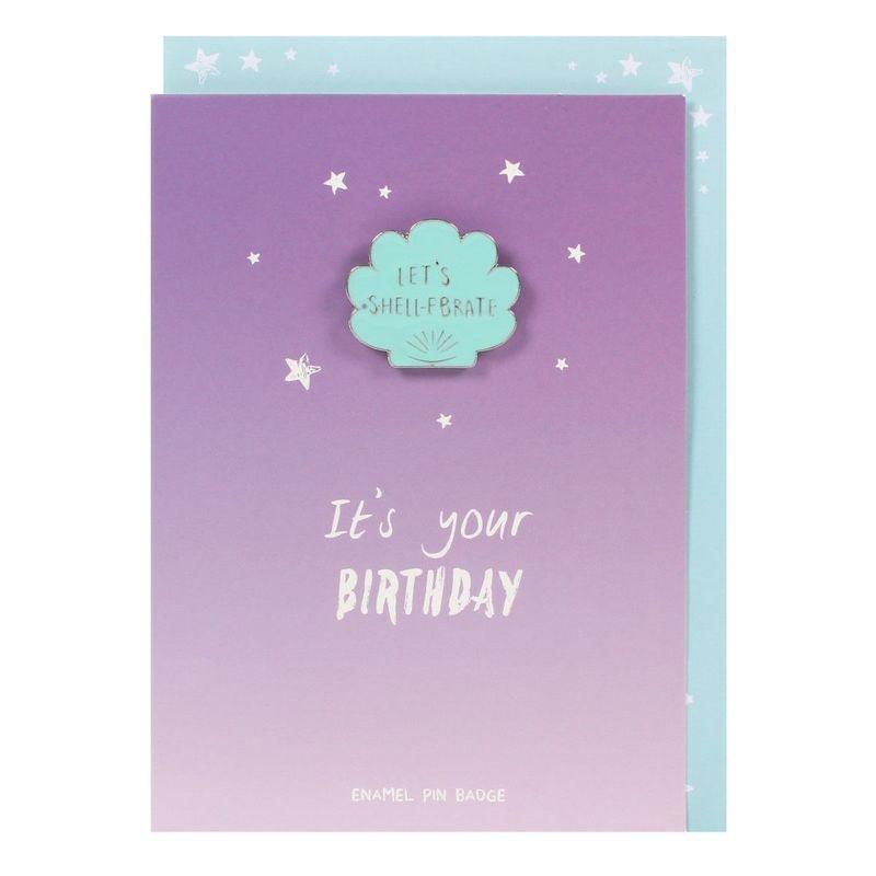 Something Different Unicorn & Mermaid Card with Pin Badge, , large image number 4