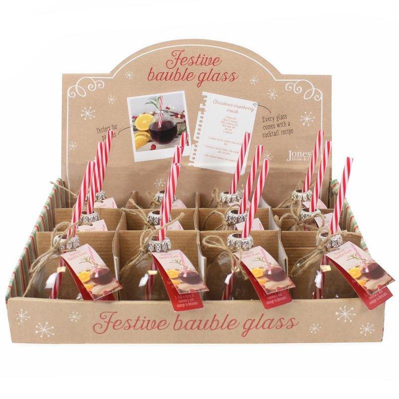 Something Different Festive Bauble Glass 200 ml (Includes 1), , large image number 0