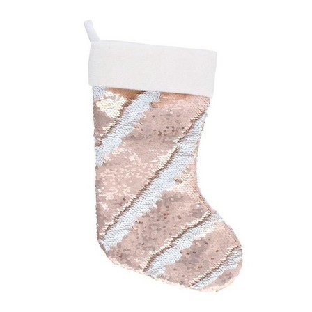 SOMETHING DIFFERENT - Something Different Reversible Sequin Hanging Stocking