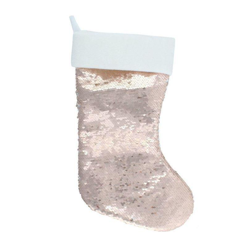 SOMETHING DIFFERENT - Something Different Reversible Sequin Hanging Stocking