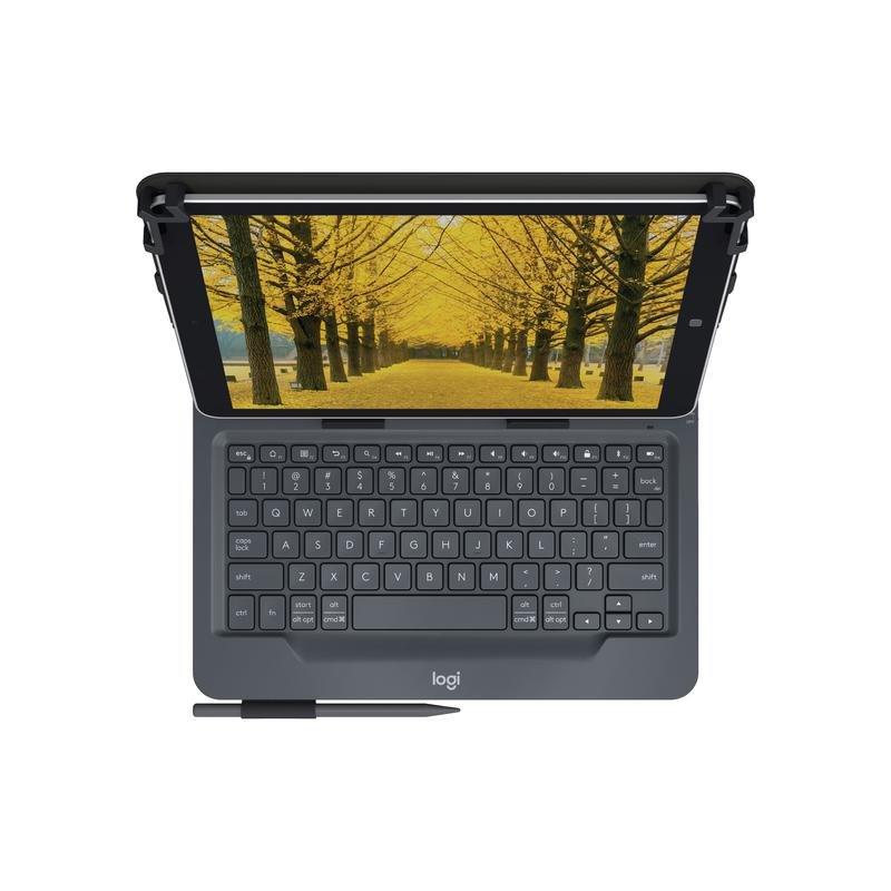 Logitech Universal Folio with Integrated Bluetooth Keyboard for 9-10 inch Apple/Android/Windows Tablets, , large image number 0