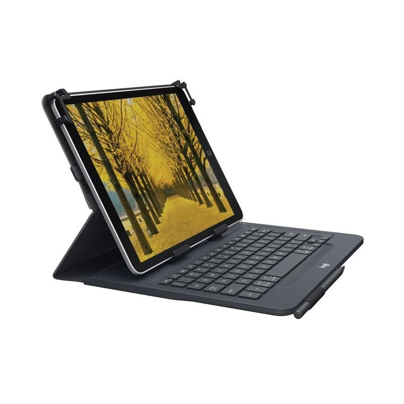 Logitech Universal Folio with Integrated Bluetooth Keyboard for 9-10 inch Apple/Android/Windows Tablets, , large image number 1
