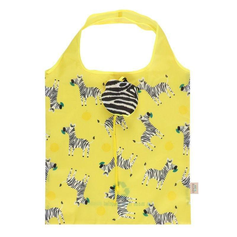 Somthiung Different Ziggy Zebra Foldable Shopping Bag, , large image number 0