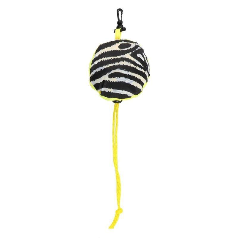 Somthiung Different Ziggy Zebra Foldable Shopping Bag, , large image number 1