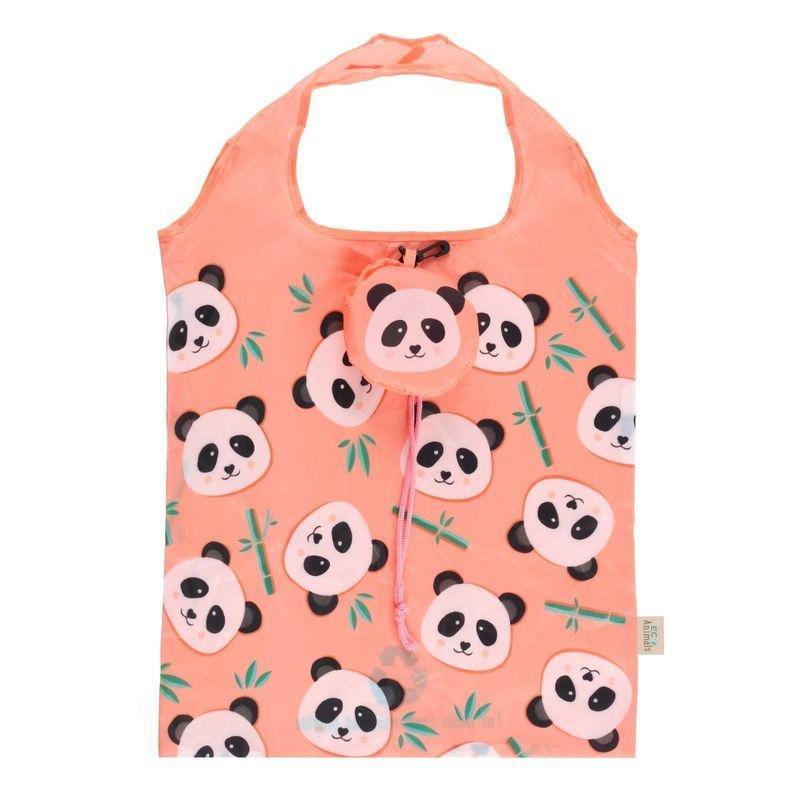 Something Different Penelope Panda Foldable Shopping Bag, , large image number 0
