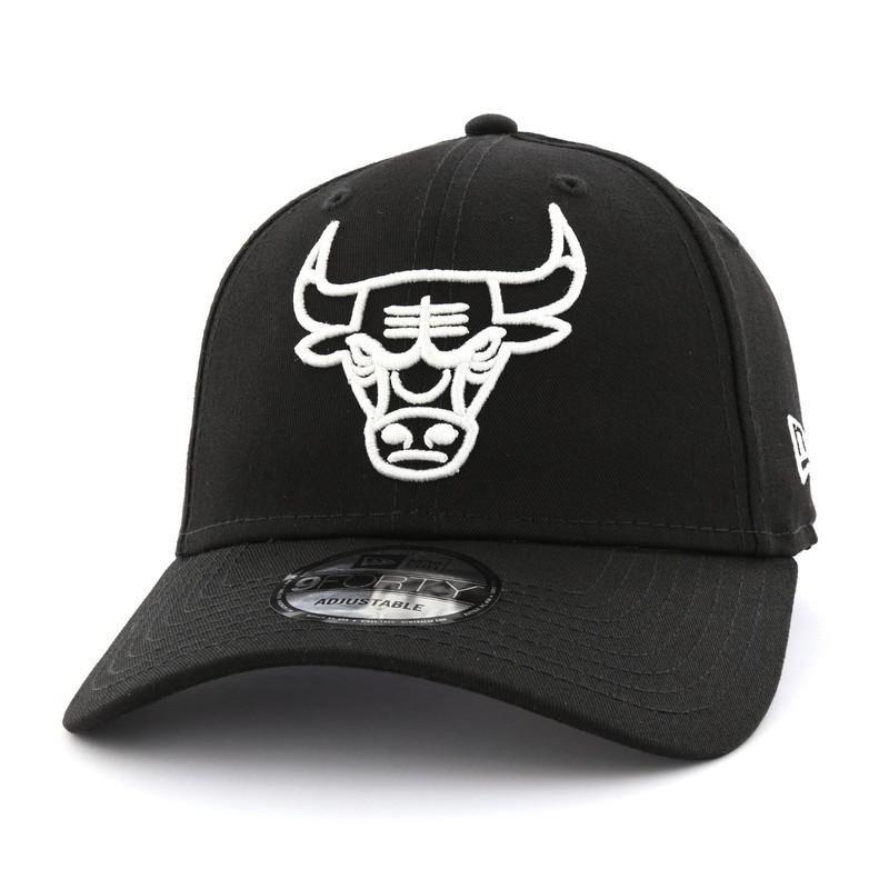 New Era NBA Essential Outline Chicago Bulls Men's Cap Black, , large image number 0