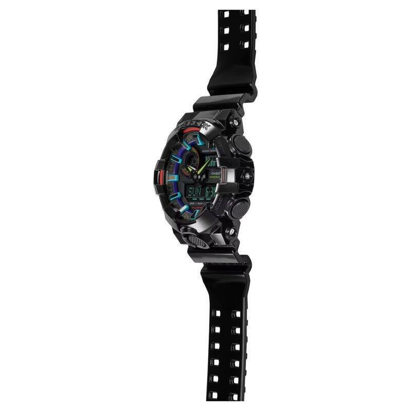 Casio G-Shock GA-700RGB-1ADR Analog Digital Men's Watch Black, , large image number 3