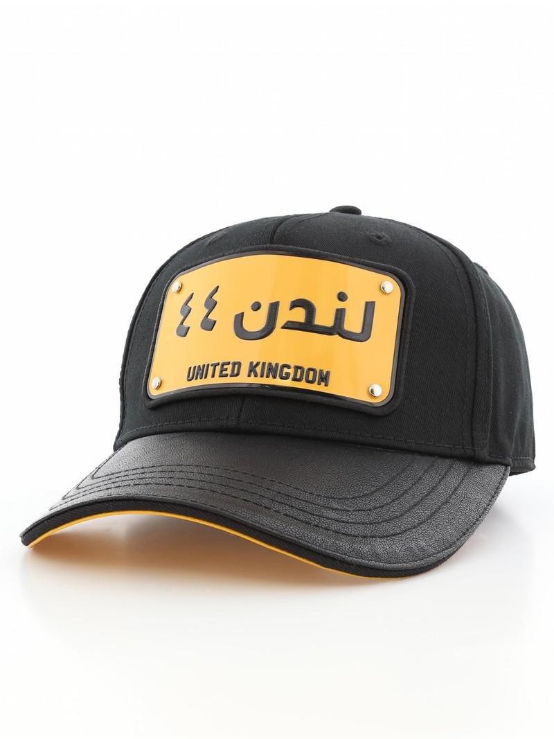 Raqam London Plate No 44 London V2 Black Unisex Trucker Cap Osfa, , large image number 0