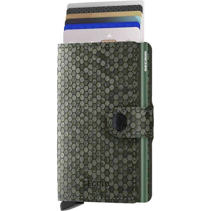 Secrid Miniwallet - Hexagon Leather - Green, , large image number 1