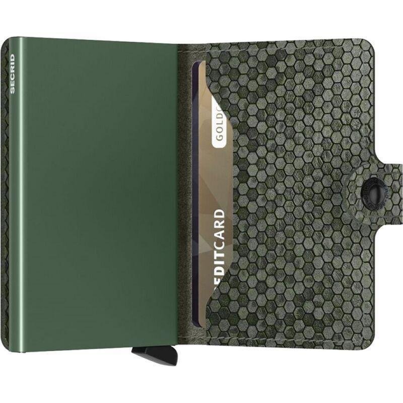 Secrid Miniwallet - Hexagon Leather - Green, , large image number 3