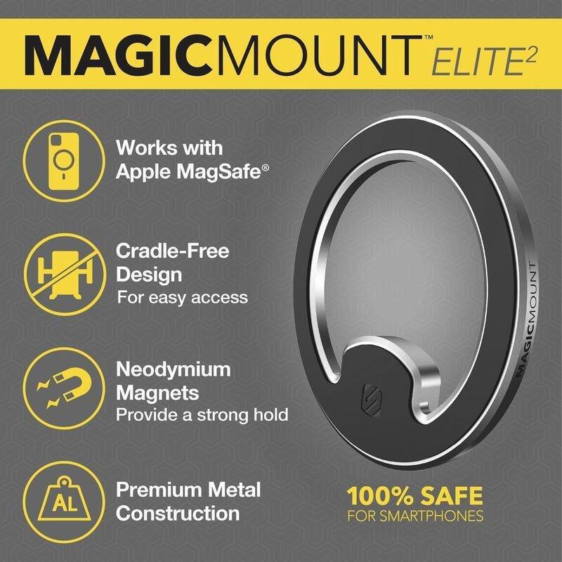 SCOSCHE - Scosche Magicmount Elite2 Vent Vehicle Vent Mount For Magsafe Mobile Devices