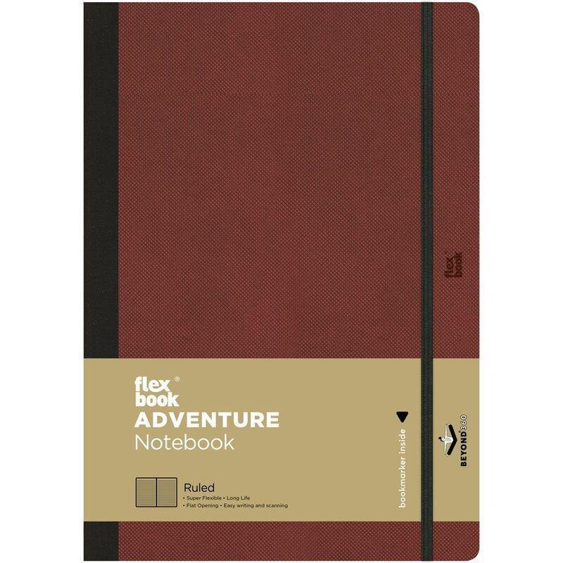 Flexbook Adventure Ruled B5 Notebook Red - Large - Red (17 x 24 cm), , large image number 0