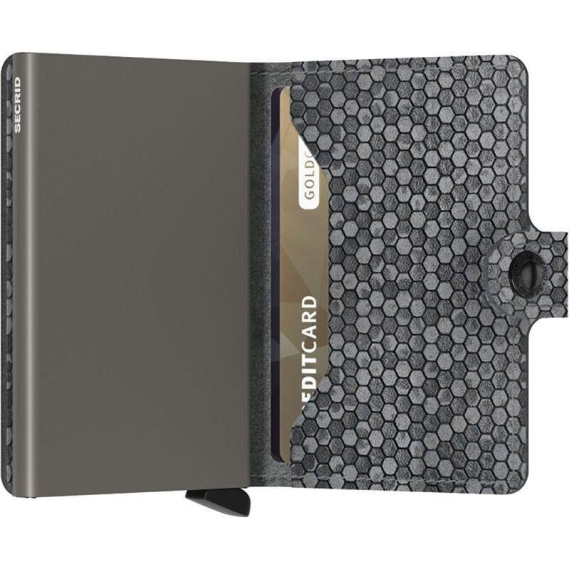 Secrid Miniwallet - Hexagon Leather - Grey, , large image number 3