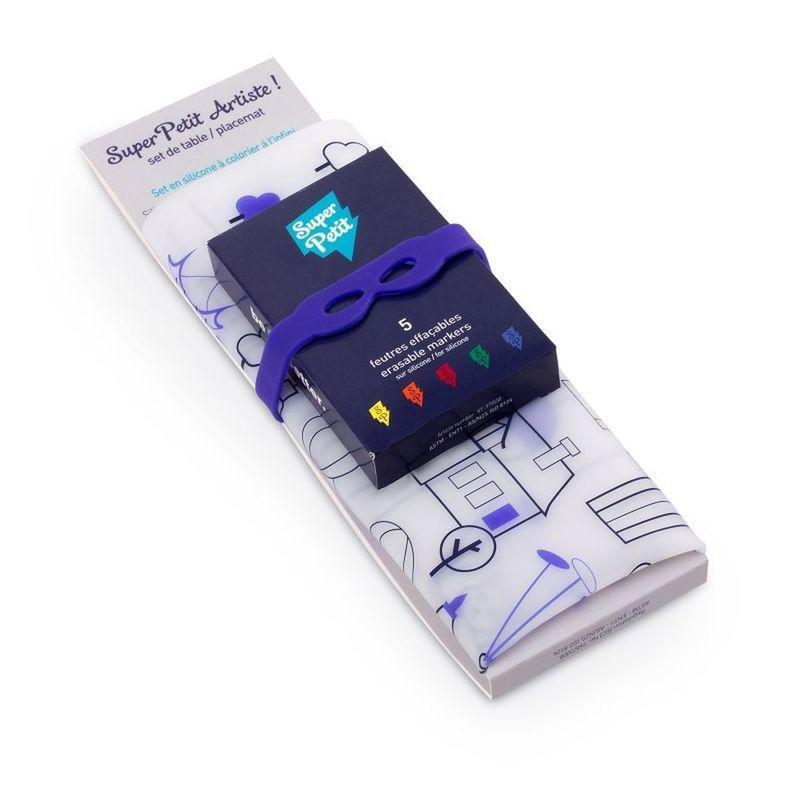 Super Petit Shanghai Silicone Colouring Mat Kit, , large image number 1