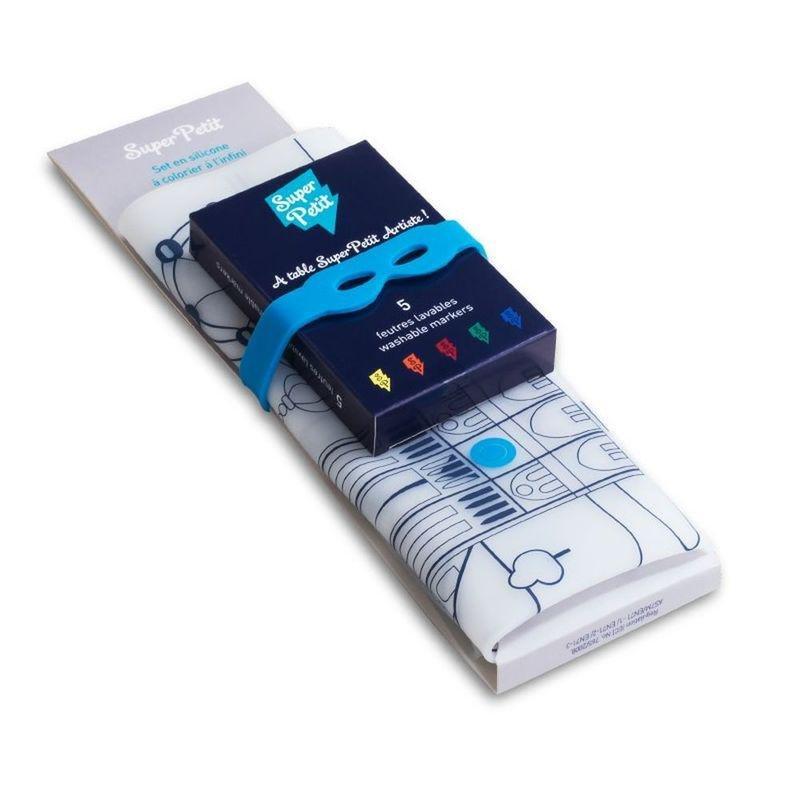 Super Petit Paris Silicone Colouring Mat Kit, , large image number 2