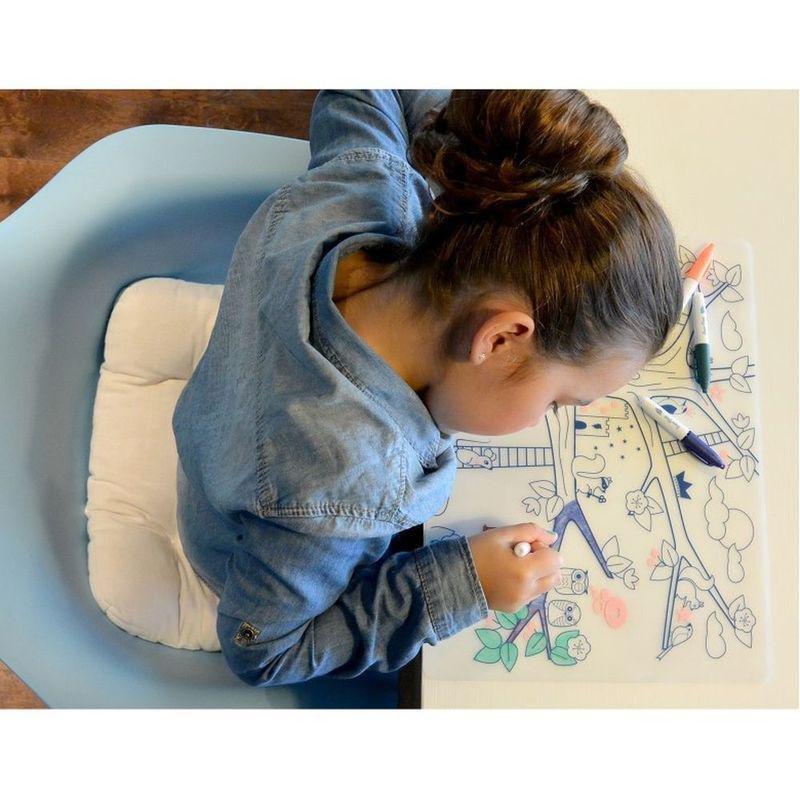 Super Petit Magic Tree Silicone Colouring Mat Kit, , large image number 1