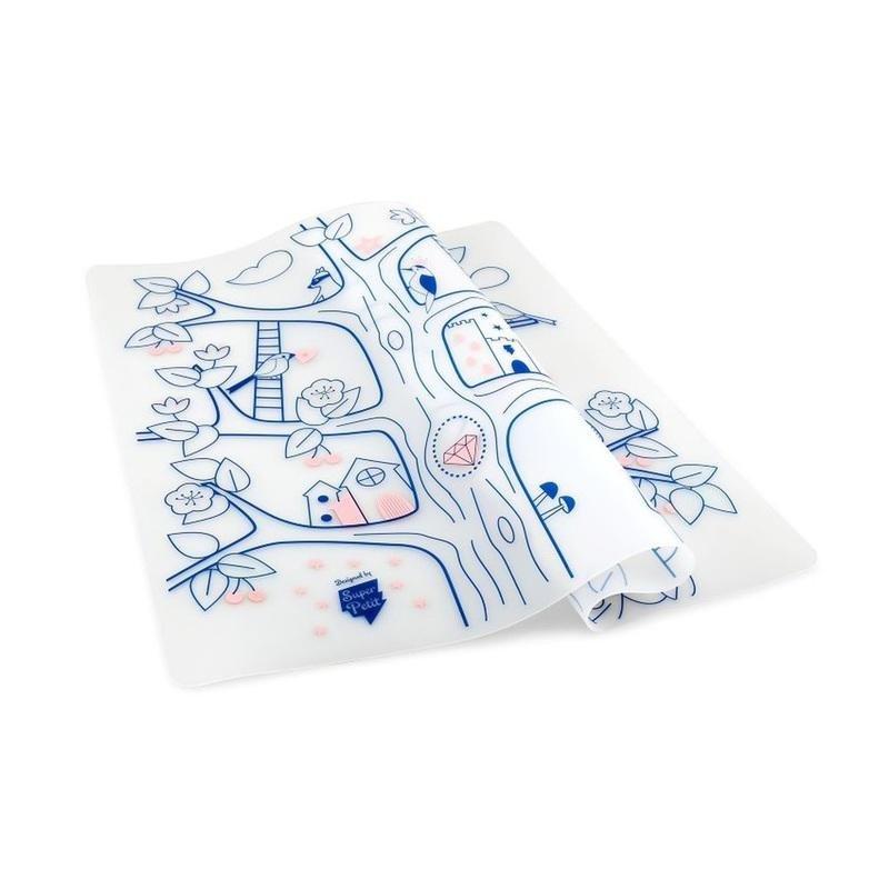 Super Petit Magic Tree Silicone Colouring Mat Kit, , large image number 2