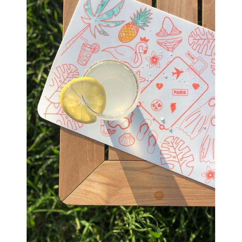 Super Petit Mini Playmat Florida Silicone Colouring Mat Kit, , large image number 1