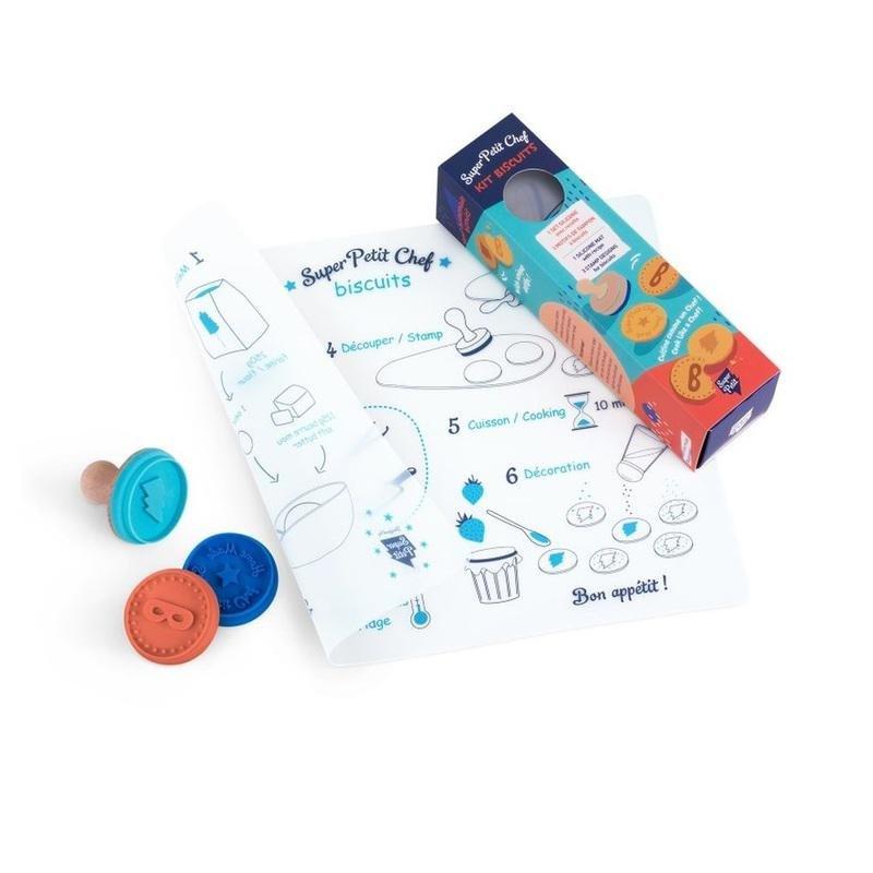 Super Petit Chef Biscuit Silicone Colouring Mat With Recipe Kit, , large image number 0