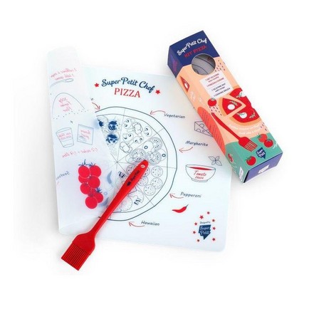 SUPER PETIT - Super Petit Chef Pizza Silicone Colouring Mat With Recipe Kit